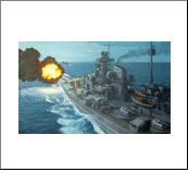 Epic sea battle between battleship Bismarck and battlecruiser HMS Hood